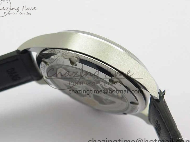 MIROTIME 0519 TimelessDesign Portuguese IW358304 ZF 1:1 Best Edition SS Blue Dial on Leather Strap A 7078